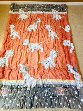 Vintage 1990s Walt Disney's 101 Dalmatians TWIN Size Comforter